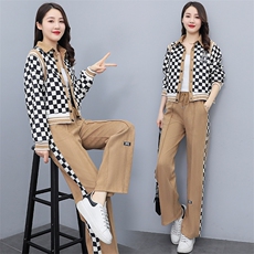 2022新款秋装小香风套装女秋新款休闲两件套，女装运动套装，曼娅璐