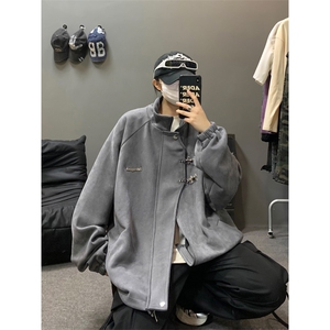 重磅！麂皮绒复合夹克飞机扣外套XH43-特 P60 控价：108图片