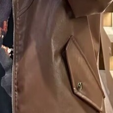 美式复古痞帅炸街PU机车皮衣男女款春秋宽松中性风纯色皮夹克外套，男装夹克，星座506A
