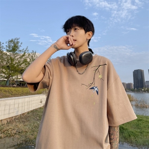 230g重磅纯棉! 夏季短袖t恤男半袖男   XT492-特P19图片
