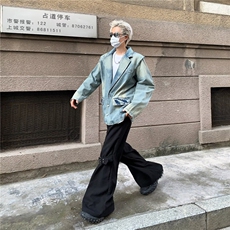 秋季青春流行男牛仔西装有垫肩JK8925P75，男装夹克，星座1116-2