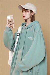 2024秋季新款卫衣男中性港风印花宽松外套 416B-WY267-P55 限68图片