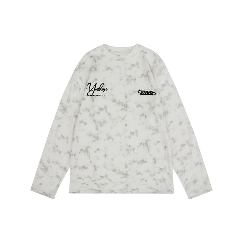 260克重磅扎染德绒圆领打底衫【有货】HD019-DR25179RL-P25图片