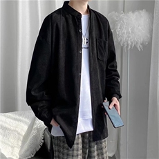长袖衬衫男港风日系外套休闲C8029P35，男装衬衫，星座1116-2