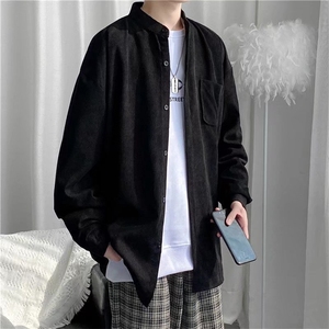 长袖衬衫男港风日系外套休闲C8029P35图片