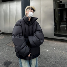 加绒加厚冬款男高领棉衣手塞棉保暖面包服保暖棉袄MA678P100，男装棉衣，星座1013-1