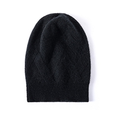 2025年春季新款百搭女士绷带条纹双股加厚保暖帽，帽子，窄众羊绒