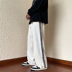 港风抖音品质欧绒休闲裤长裤拖地裤A014-DY2181-P60控88，男装休闲裤，电商A014