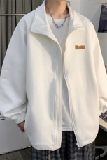 麂皮绒夹克男大码立领褂子外套JK85293-P68加绒款-P78，男装夹克，电商A040