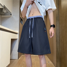 夏季新款舒适刺绣宽松短裤B315-K25786-特p25控48，男装休闲裤，电商B315