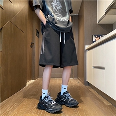 美式夏季新款三条杠宽松休闲五分裤B315-K24059-特p30控58无差价，男装休闲裤，电商B315