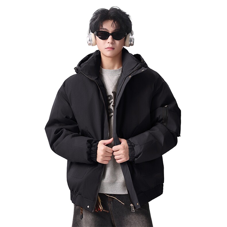 棉服男冬季新款港风宽松连帽棉衣MF9006-P90,男装棉衣,星座214-3