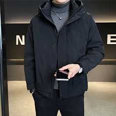 标50绒男士羽绒服冬季2025新款连帽工装外套A313-9912-P215，男装羽绒服，电商A313