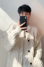 毛衣男秋冬新款港风宽松针织毛衫MYA6-P65，男装针织衫/毛衣，星座214-3