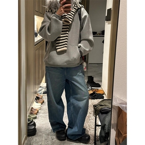 【有货】W161CC-特P73 可拆卸毛领卫衣男女款加厚连帽外套图片