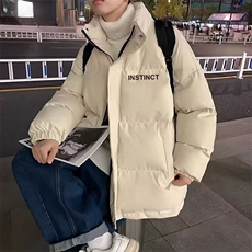 W612-P882025冬季韩版潮流加厚棉服立领潮牌ins宽松痞帅棉衣外套，男装棉衣，星座911-1