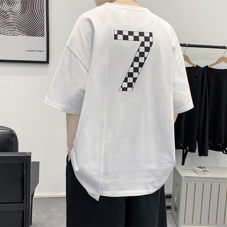 夏季立体纯棉半袖2023新品男女创意印花短袖T恤1611-P38控价58,男装T恤,电商A441-1