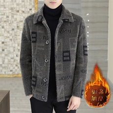 秋冬男士翻领毛呢大衣短款潮流加厚夹克外套上衣男N767P130控228，男装毛呢大衣，电商B226