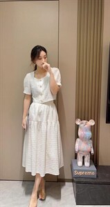 【现货】夏装套裙泡泡面料图片