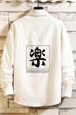 CS15197-P38加绒款-P48长袖衬衫男士大码宽松衬衣男寸衫砖墙，男装衬衫，电商A040A