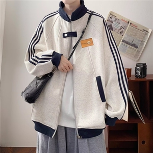 1506/QXC060/P49棒球服夹克男士春秋季潮牌港风痞帅休闲情侣外套图片