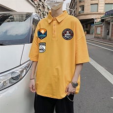 港风何电商A088-DP1008-TP35955氨纶夏款宽松短袖T恤控59，男装T恤，电商A088