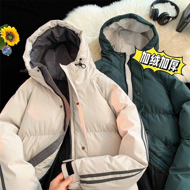 三防面料抖音品质10W件假两件连帽加厚棉衣外套棉服BM5811特P85,男装棉衣,电商A486