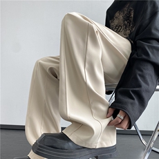 抖音品质美式高级休闲垂坠感微喇西裤B315-K24248-特p40控78，男装西裤，电商B315