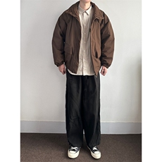 日系冬季大口袋加厚保暖立领美拉德棉服外套，男装棉衣，星座506A