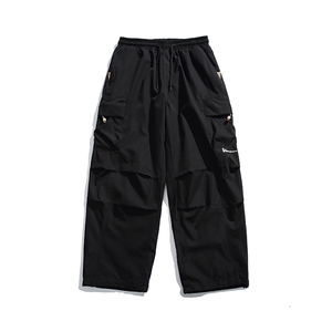 2025冬季新款男装日系宽松加绒加厚运动休闲棉裤束脚卫裤P980-F92图片