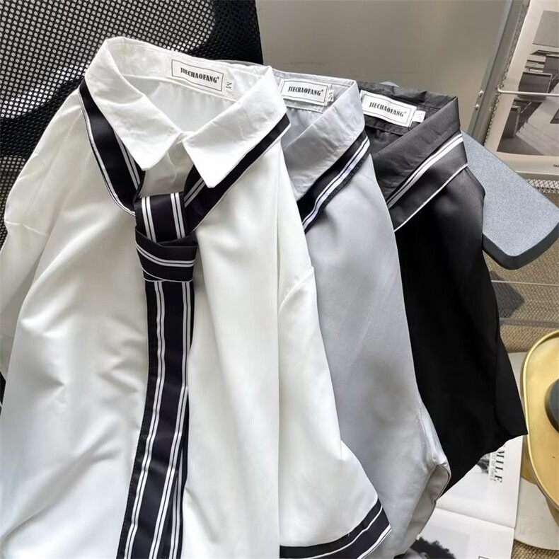 夏季新款衬衫潮流慵懒男方领衬衫JC66P20，男装衬衫，星座1116-2