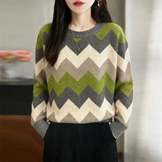 毛衣秋冬季宽松韩版慵懒风外穿鸡心领针织上衣,女装针织衫/毛衣,暖姿羊绒, 毛衣秋冬季宽松韩版慵懒风外穿鸡心领针织上衣,女装针织衫/毛衣,暖姿羊绒,