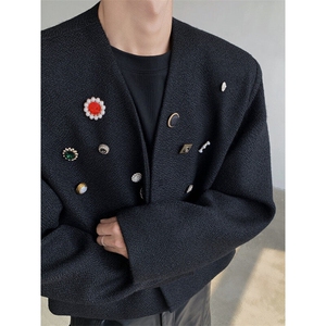 现货！25宝石重工系列手工轻奢钉珠短款西服夹克外套JK89-P178图片