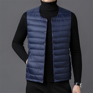 达标50绒 秋冬新款轻薄羽绒服马甲男士轻羽绒背心坎肩YR913-P55图片