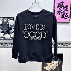 (网络图慎用有大货)珍珠英文套头卫衣美式重磅313B-X7719-P60，男装卫衣，星座313B