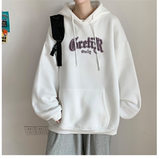 抖音供货、重磅360克现货加绒印花连帽卫衣HD019-1-LMWY44108-P40，男装卫衣，电商019-1