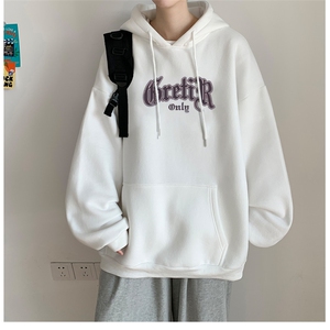 抖音供货、重磅360克现货加绒印花连帽卫衣HD019-1-LMWY44108-P40图片