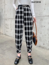 冬装格子时装工装裤，其它，欧美吔
