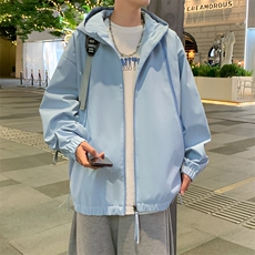 夜景连帽多色冲锋衣户外品质外套光版纯色二开A406JK1208特P71，男装夹克，星座309（原A406）