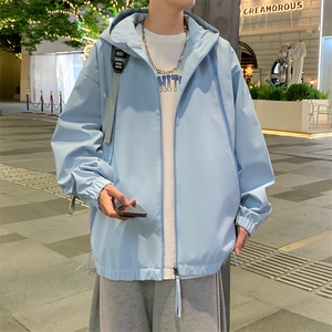 夜景连帽多色冲锋衣户外品质外套光版纯色二开 A406 JK1208 特P71图片