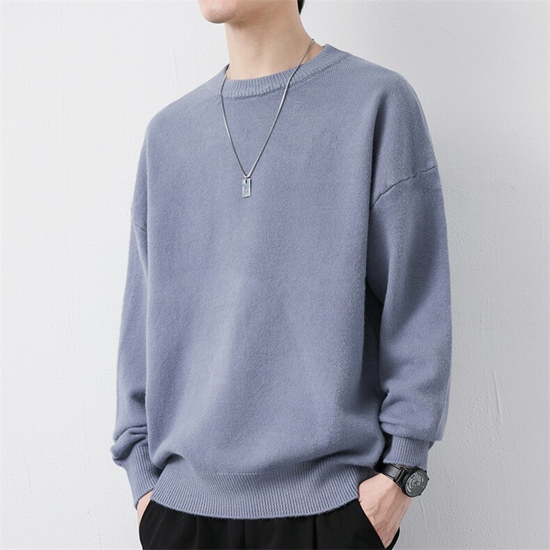 韩版潮流圆领针织打底毛线衫MY919P50,男装T恤,星座914