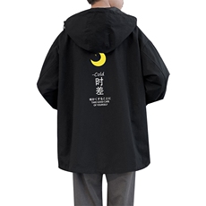 JK41047-P85纯棉连帽夹克男士大码工装夹克男外套男，男装夹克，电商A040