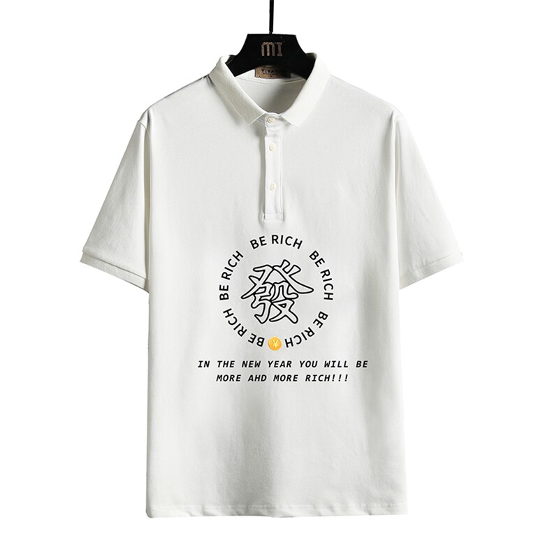 PL57163-P35翻领短袖polo衫男大码胖子半袖t恤男有领保罗衫,男装Polo衫,电商A040A