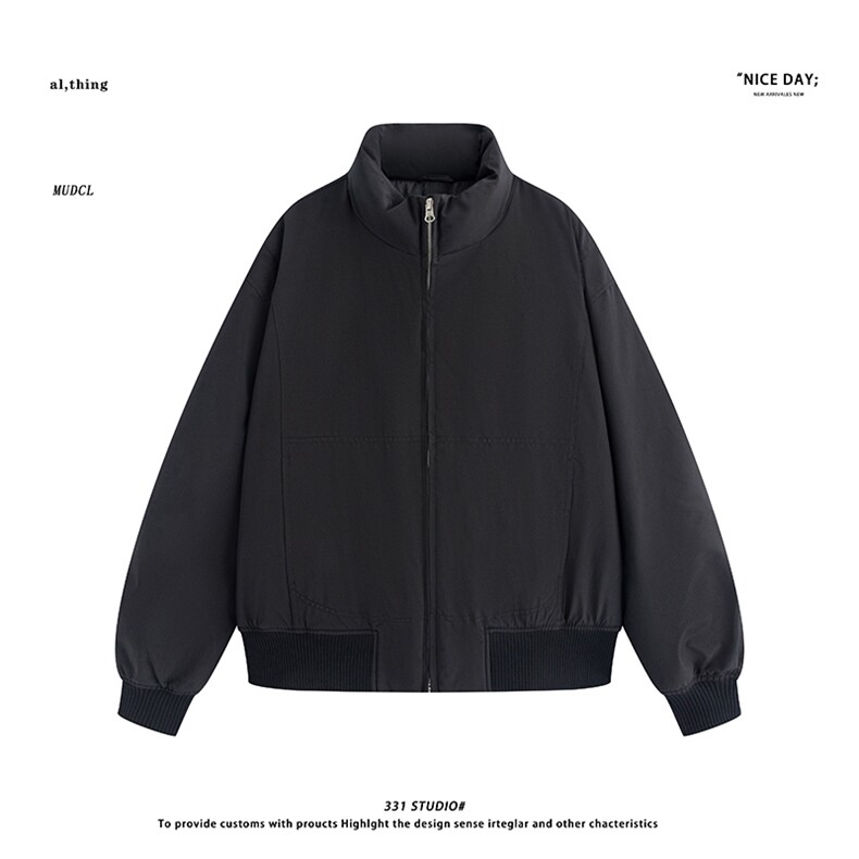 平铺~新标90白鸭绒冬季美式立领羽绒服外套E123/P259,男装羽绒服,电商B331