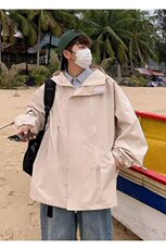 户外机能风冲锋衣男潮牌美式外套男士2026春秋款工装夹克，男装夹克，星座218-1（原230）