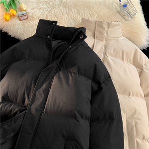 美式复古棉服外套男冬季宽松立领面包服潮牌加厚保暖棉衣MY845图片