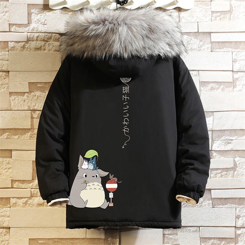MM48152-P130冬季大毛领衣男士大码加厚袄男服砖墙,男装棉衣,电商A040A