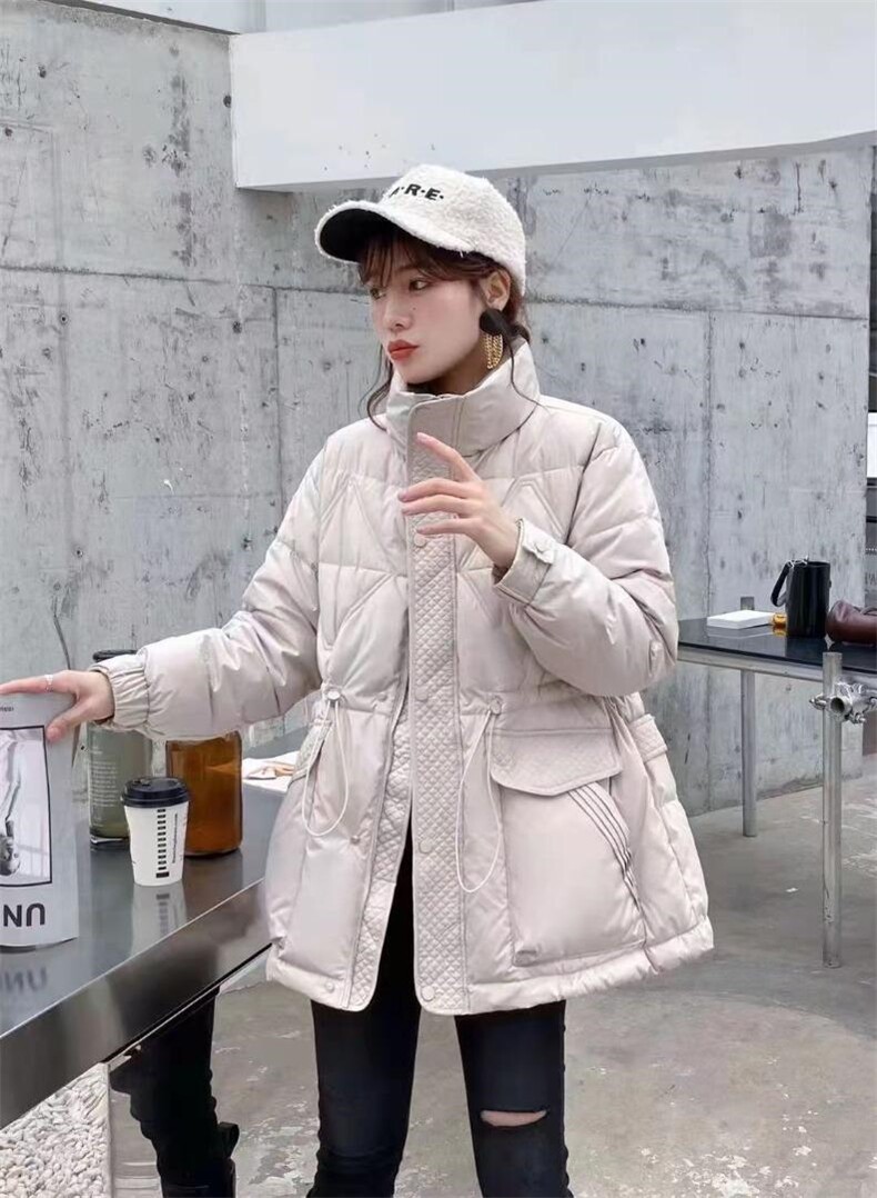 冬季羽绒服收腰款，女装羽绒服，斐伦缇娜