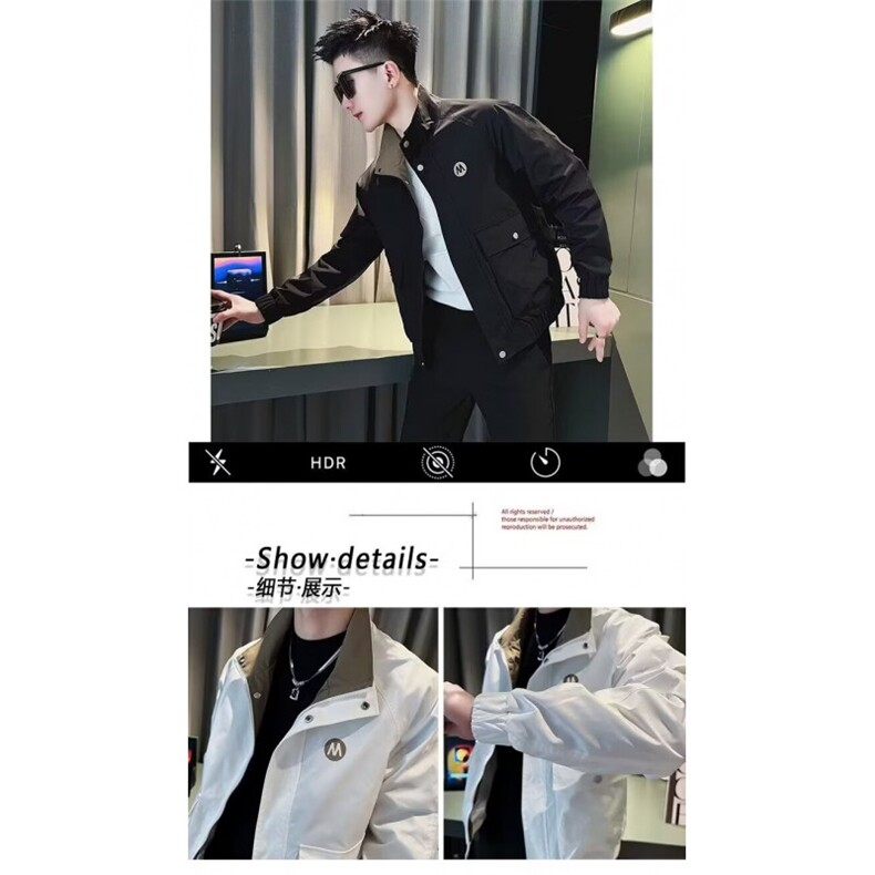 1506-1/JD391/P52.5痞帅炸街夹克男款潮流帅气上衣高级潮牌款外套,男装夹克,星座1506-1