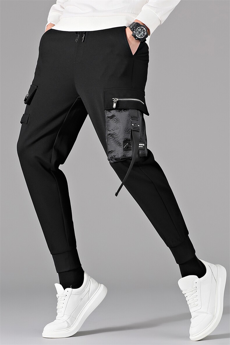工装裤男休闲长裤秋冬季新款百搭裤宽松休闲裤男ASDA0027-P190,男装休闲裤,电商B212（原钱塘6029）